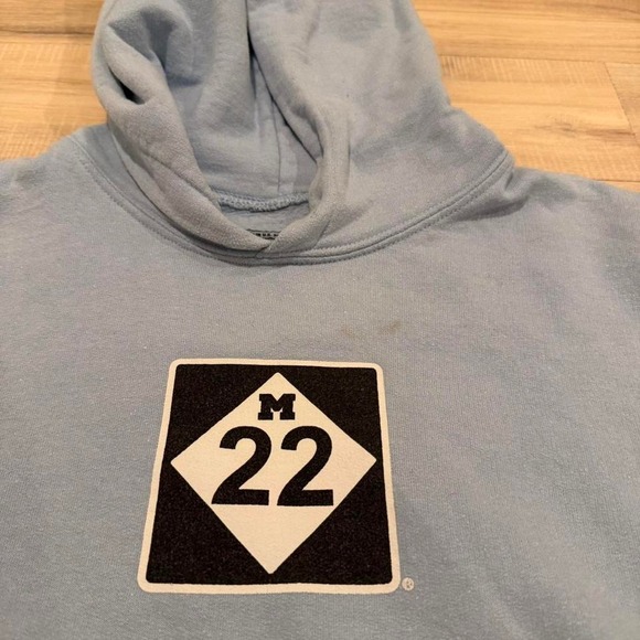 M22 grey hoodie Size S #michigan #outdoors - Picture 2 of 8